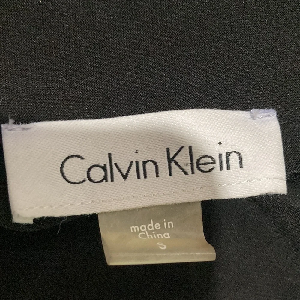 Calvin Klein Short Black rhinestone shrug size S NWT